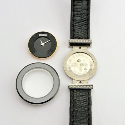Montre Rado Diastar - Montre quartz en platine avec 16 diamants 58 Facettes