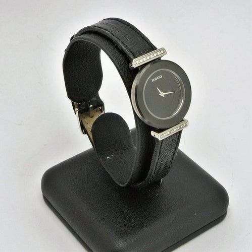 Montre Rado Diastar - Montre quartz en platine avec 16 diamants 58 Facettes