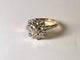 Bague 58 Bague fleur en or jaune 18 carats et diamants 58 Facettes