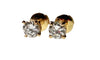 Boucles d'oreilles Boucles d'oreilles puces en or gris 18K et diamants 58 Facettes
