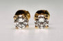 Boucles d'oreilles Boucles d'oreilles puces en or gris 18K et diamants 58 Facettes