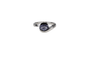 Bague 52 Bague entrelacée - Bague en or blanc 18K avec iolite ovale 58 Facettes