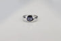 Bague 52 Bague entrelacée - Bague en or blanc 18K avec iolite ovale 58 Facettes