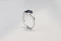 Bague 52 Bague entrelacée - Bague en or blanc 18K avec iolite ovale 58 Facettes
