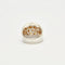 Bague 55 Bague cocktail en or deux tons 18K avec diamants 58 Facettes