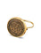 Bague 50/51 Les vœux - Bague en or jaune 18 carats avec pièce romaine antique 58 Facettes
