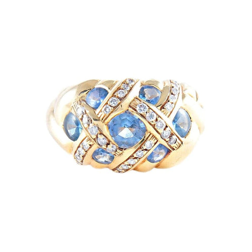 Bague 52 Morabito - Bague en or jaune 18K avec diamants 58 Facettes