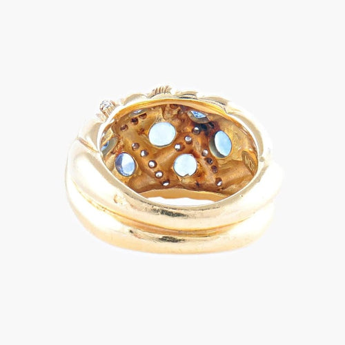 Bague 52 Morabito - Bague en or jaune 18K avec diamants 58 Facettes