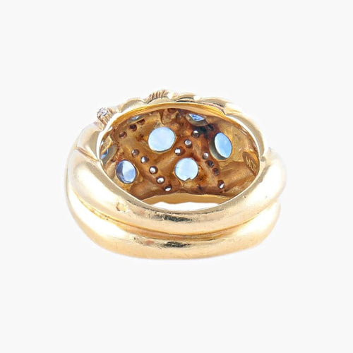 Bague 52 Morabito - Bague en or jaune 18K avec diamants 58 Facettes