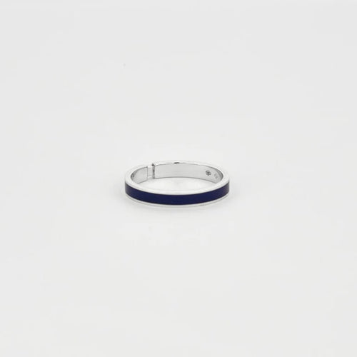 Bague 52 Chaumet Liens - Bague en or blanc 750 et céramique bleue, diamants 58 Facettes