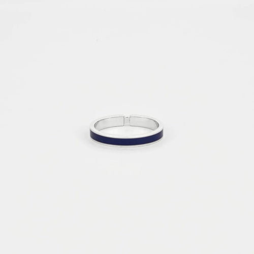 Bague 52 Chaumet Liens - Bague en or blanc 750 et céramique bleue, diamants 58 Facettes