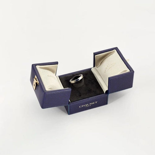 Bague 52 Chaumet Liens - Bague en or blanc 750 et céramique bleue 58 Facettes