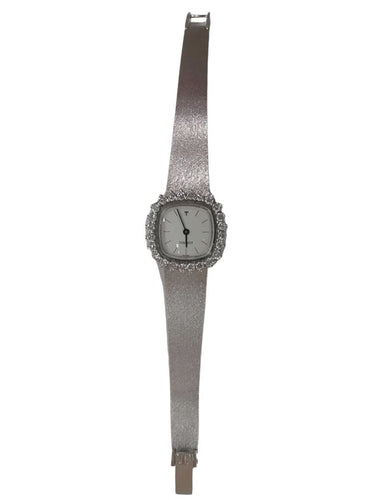 Montre Tissot - Montre en or gris 750 sertie de diamants 58 Facettes