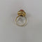 Bague 55 Bague corail en or jaune 750 58 Facettes