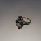 Bague 56 Bague rubis et diamants des années 70 en or blanc 750 58 Facettes