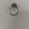 Bague 54 Bague choux en or blanc 750/000 et diamants 1,62 ct 58 Facettes