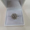 Bague 54 Bague choux en or blanc 750/000 et diamants 1,62 ct 58 Facettes