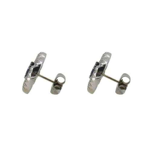 Boucles d'oreilles Boucles d’oreilles rosettes - Saphirs et diamants en or blanc 18 carats 58 Facettes