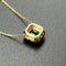 Pendentif Pendentif en or jaune 18 kt avec émeraude de Colombie et diamants 58 Facettes