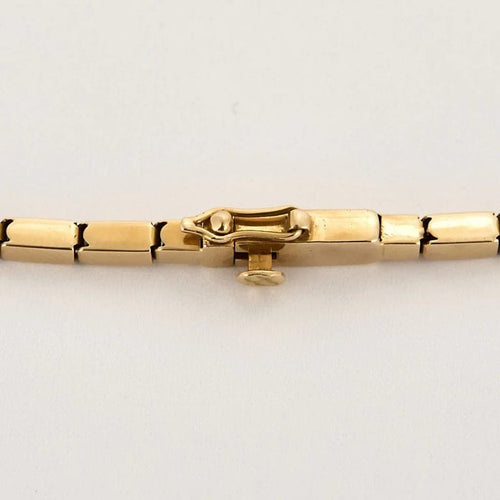 Collier Collier vintage années 50 en or jaune 750 et diamants 58 Facettes