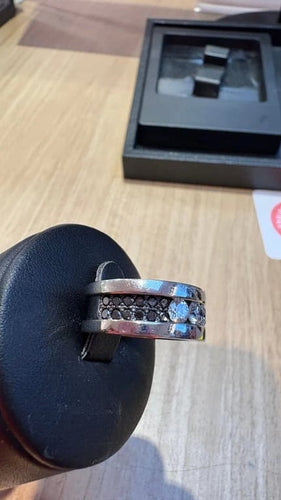Bague 51 Bachet - Bague en or blanc 18 carats et diamants 58 Facettes 096531044019