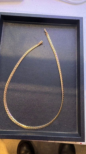 Collier Cartier - Collier maille anglaise en or jaune 18 carats 58 Facettes 096621278010