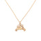 Collier Collier sur chaîne forçat en or rose 18K et demi-perles 58 Facettes
