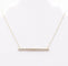 Collier Collier ligne de diamants en or gris et or jaune 18K 58 Facettes