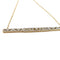 Collier Collier ligne de diamants en or gris et or jaune 18K 58 Facettes