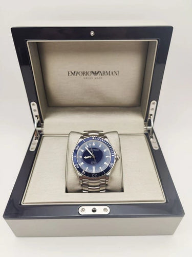 Montre Emporio Armani ARS9004 - Montre automatique en acier inoxydable 58 Facettes 525401152682