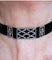 Collier Collier de chien Belle Époque en platine, or jaune et diamants 58 Facettes