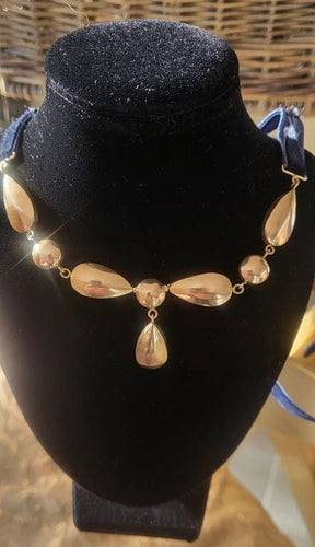 Collier Grenats de Perpignan - Collier vintage en or jaune 18 carats 58 Facettes