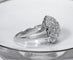 Bague 58 Bague dôme Art Déco en platine et diamants 58 Facettes