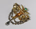 Broche Salt et Schlosberg - Broche Néo-Renaissance en or avec émeraude, diamants et perle 58 Facettes
