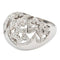 Bague 55 Bague en or blanc 18 carats et diamants 1,10 ct 58 Facettes