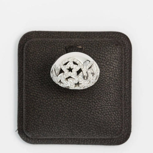 Bague 55 Bague en or blanc 18 carats et diamants 1,10 ct 58 Facettes