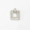 Pendentif Pendentif en or blanc 18 carats et diamants naturels 58 Facettes
