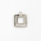 Pendentif Pendentif en or blanc 18 carats et diamants naturels 58 Facettes