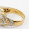 Bague 53 Bague en or jaune et blanc 18 carats et diamants 58 Facettes