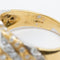 Bague 53 Bague en or jaune et blanc 18 carats et diamants 58 Facettes