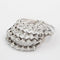 Bague 58 Bague multi-anneaux en or blanc 18 carats et diamants 58 Facettes