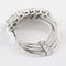 Bague 58 Bague multi-anneaux en or blanc 18 carats et diamants 58 Facettes