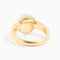 Bague 56 Pomellato - Bague cabochon en or jaune 18 carats et quartz jaune 58 Facettes