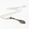 Collier Collier avec pendentif en or blanc 18 carats, argent et diamants 58 Facettes
