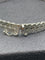 Bracelet Bracelet vintage en or blanc 18 carats et saphirs bleus 58 Facettes