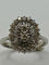 Bague 54 Bague vintage en or blanc 18 carats et diamants 58 Facettes