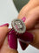 Bague 54 Bague vintage en or blanc 18 carats et diamants 58 Facettes