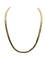 Collier Tour de cou vintage en or jaune 18 carats 58 Facettes