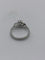 Bague 55 Bague vintage en or blanc 18 ct et diamants 58 Facettes