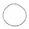 Collier Georges Lenfant - Chaîne giletière Art déco en platine, onyx et perles fines 58 Facettes A3167